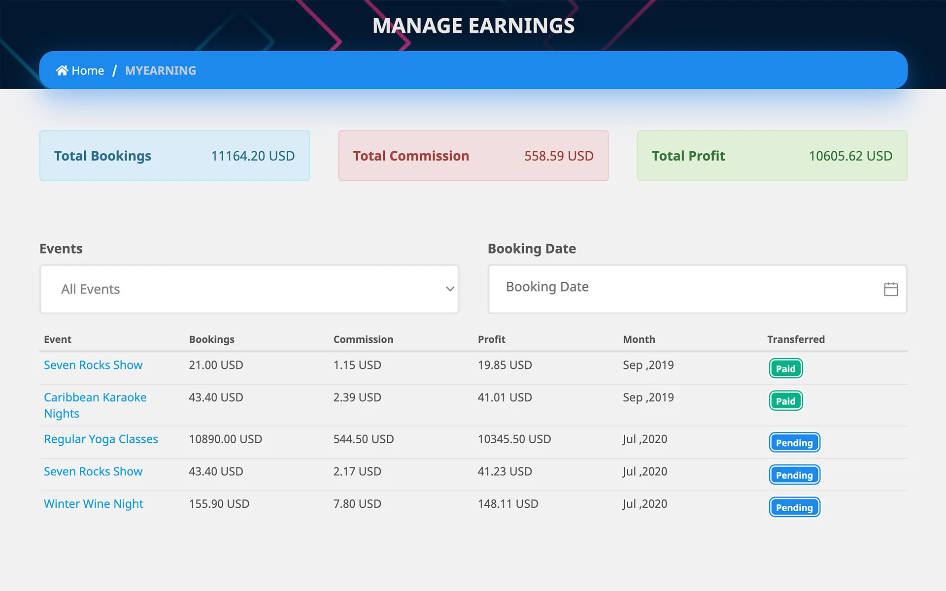 manage-bookings-organizer-earnings