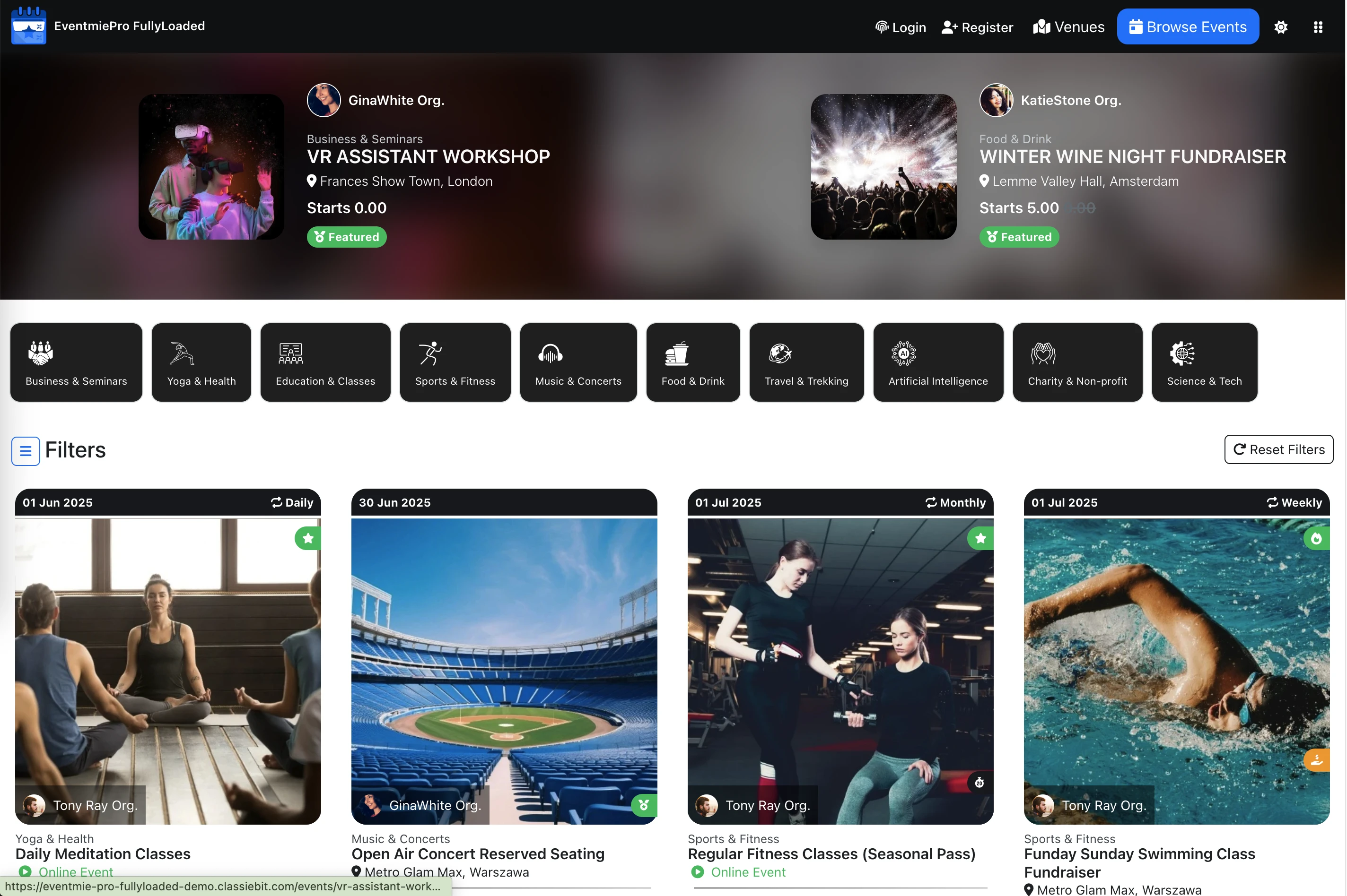 Dark Mode Interface