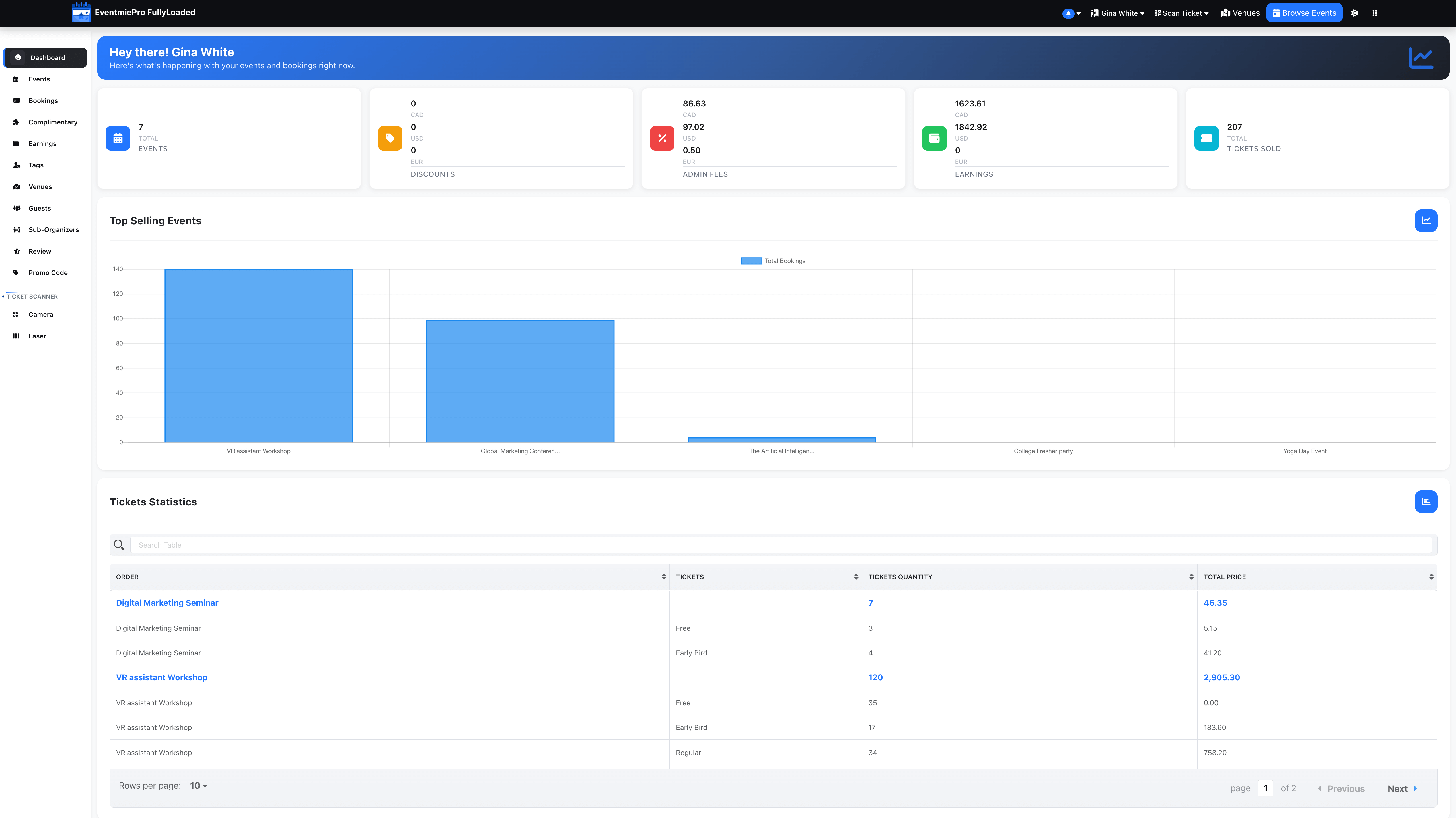 organizer-dashboard-front-end